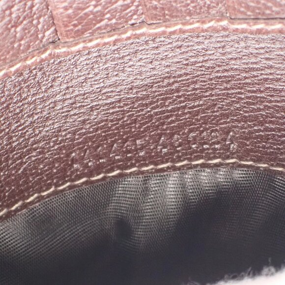 GUCCI Abbey GG Pattern Bifold Wallet Purse Canvas Leather Brown GHW 34YH606Pleas - Picture 14 of 14